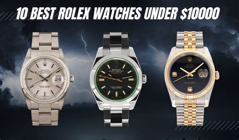 rolex watch below 10000